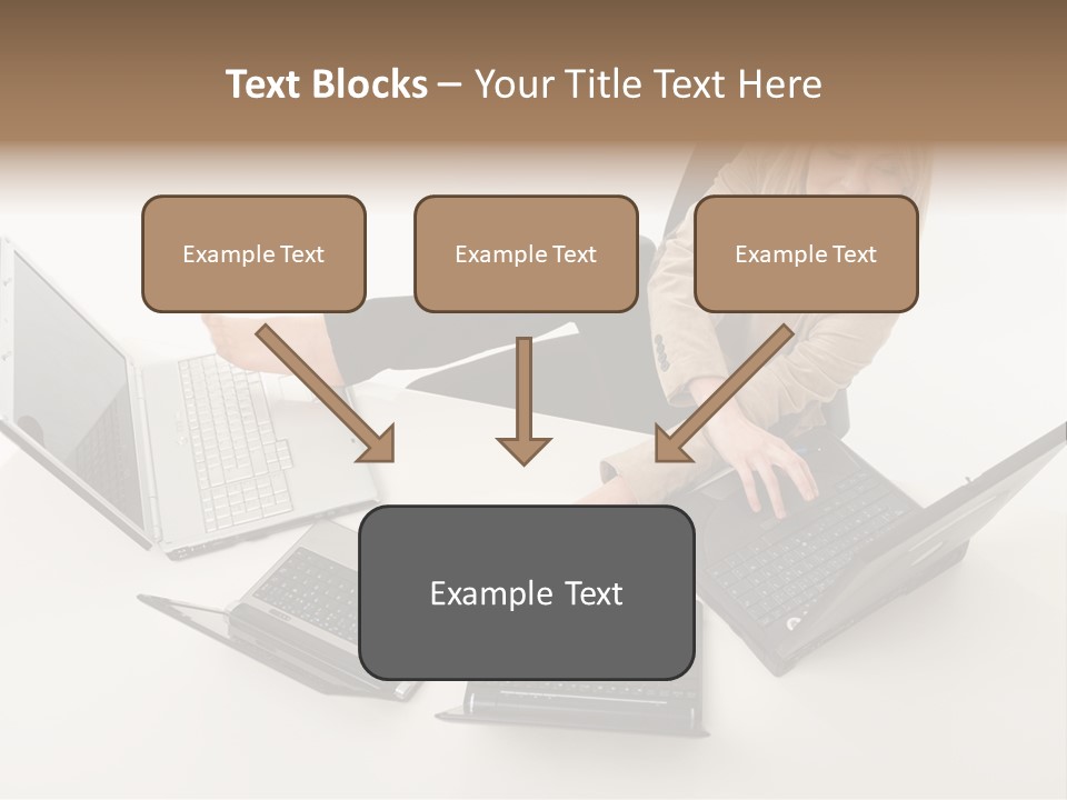 Feet Vest Laptop PowerPoint Template