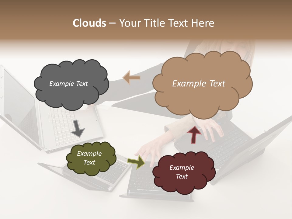 Feet Vest Laptop PowerPoint Template