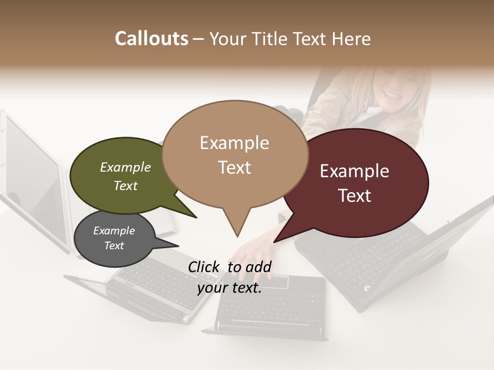 Feet Vest Laptop PowerPoint Template