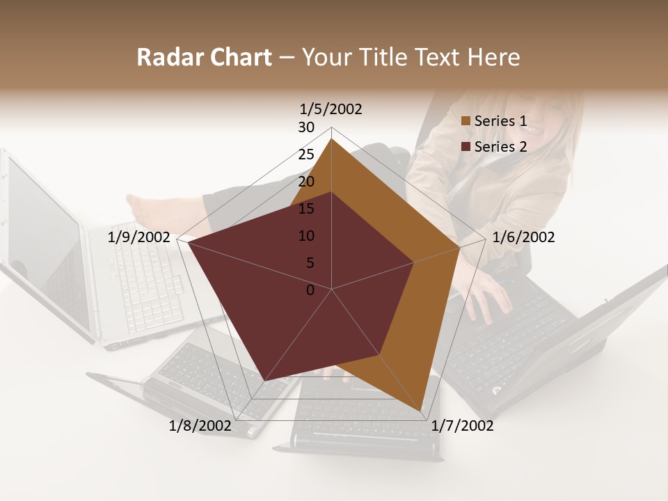 Feet Vest Laptop PowerPoint Template