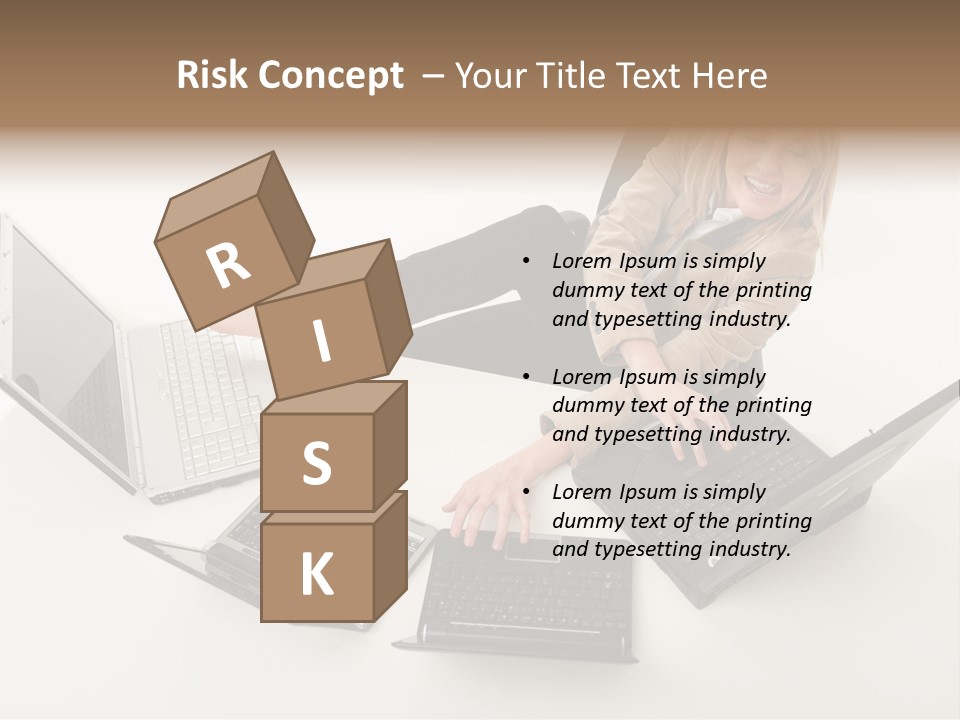 Feet Vest Laptop PowerPoint Template