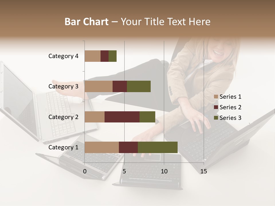 Feet Vest Laptop PowerPoint Template
