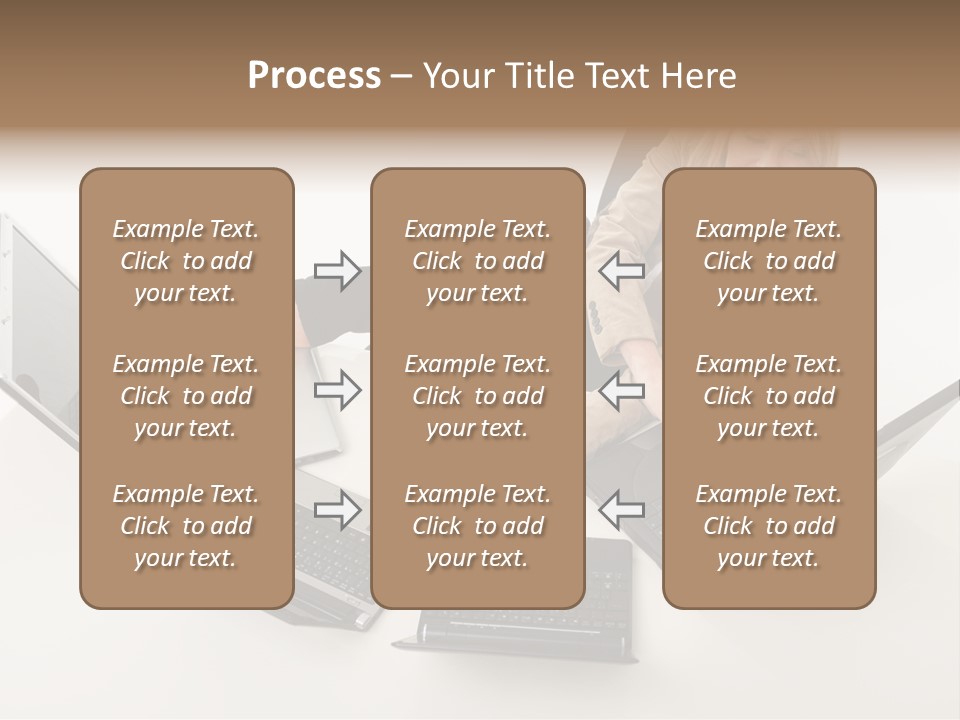 Feet Vest Laptop PowerPoint Template
