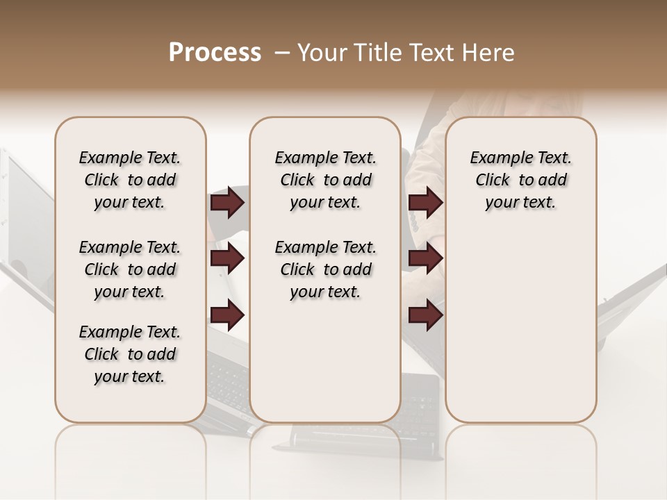 Feet Vest Laptop PowerPoint Template