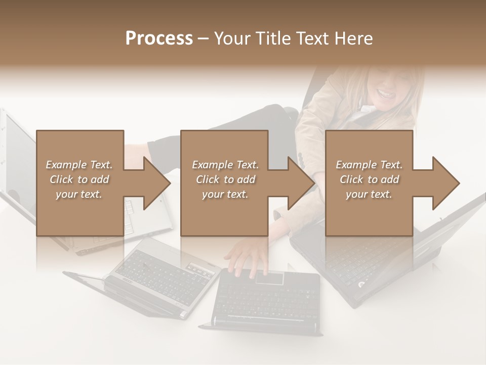 Feet Vest Laptop PowerPoint Template
