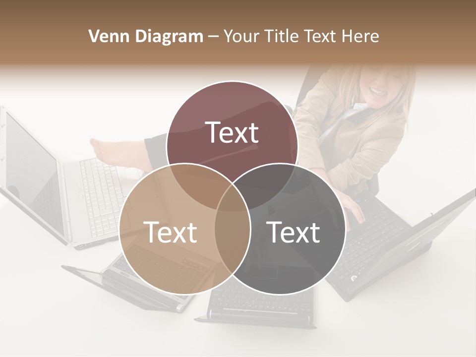 Feet Vest Laptop PowerPoint Template