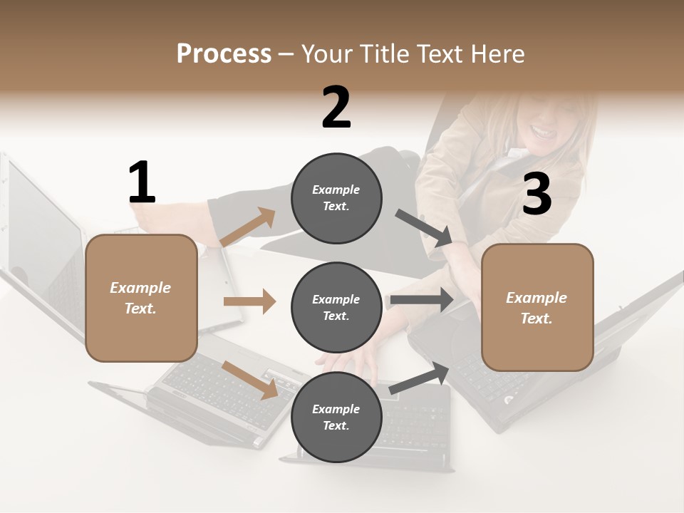 Feet Vest Laptop PowerPoint Template