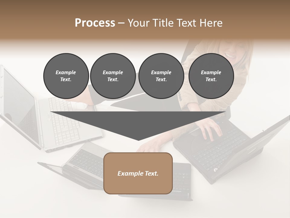 Feet Vest Laptop PowerPoint Template