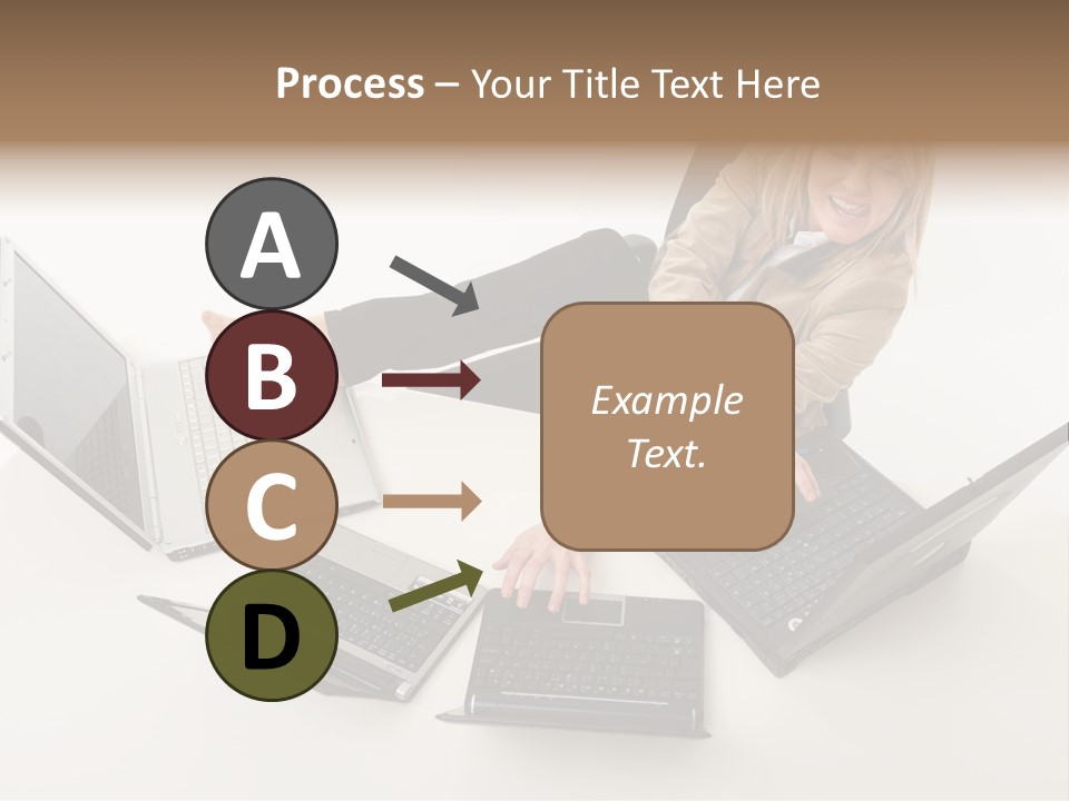 Feet Vest Laptop PowerPoint Template