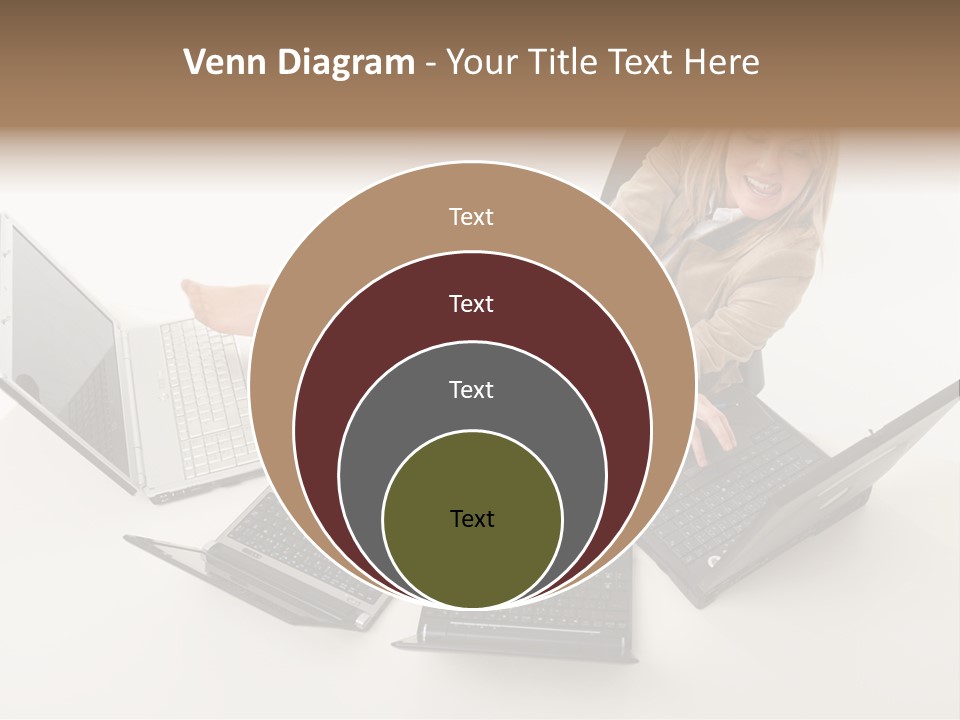 Feet Vest Laptop PowerPoint Template