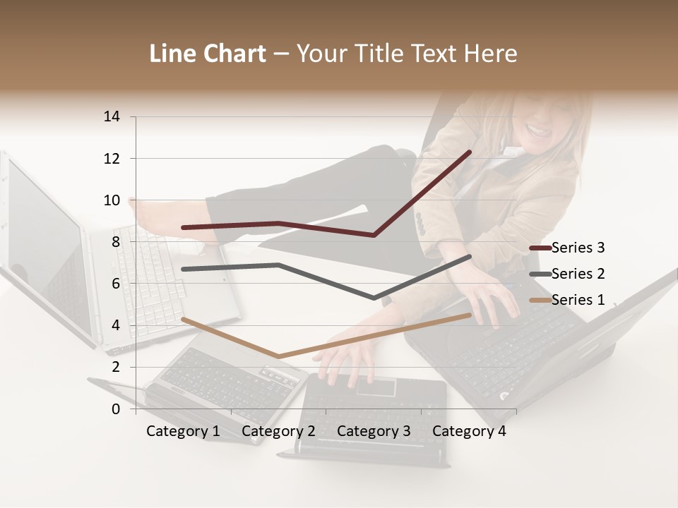 Feet Vest Laptop PowerPoint Template