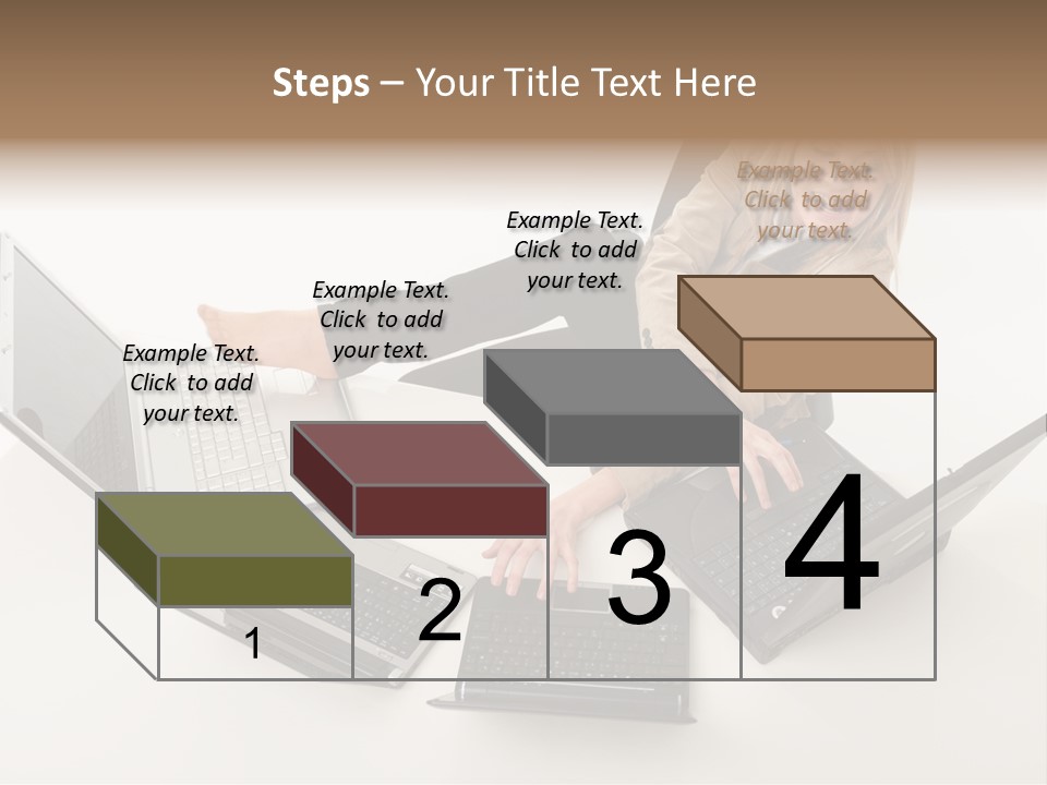 Feet Vest Laptop PowerPoint Template