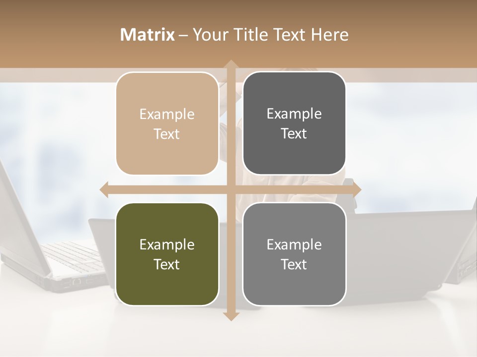 Vest Work Female PowerPoint Template