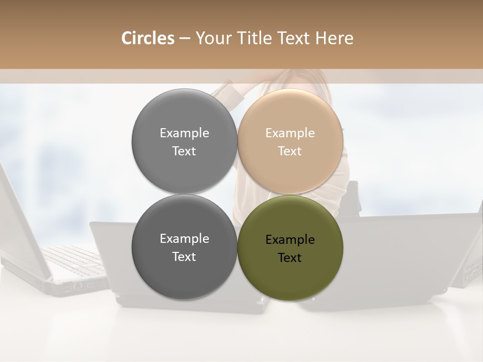 Vest Work Female PowerPoint Template