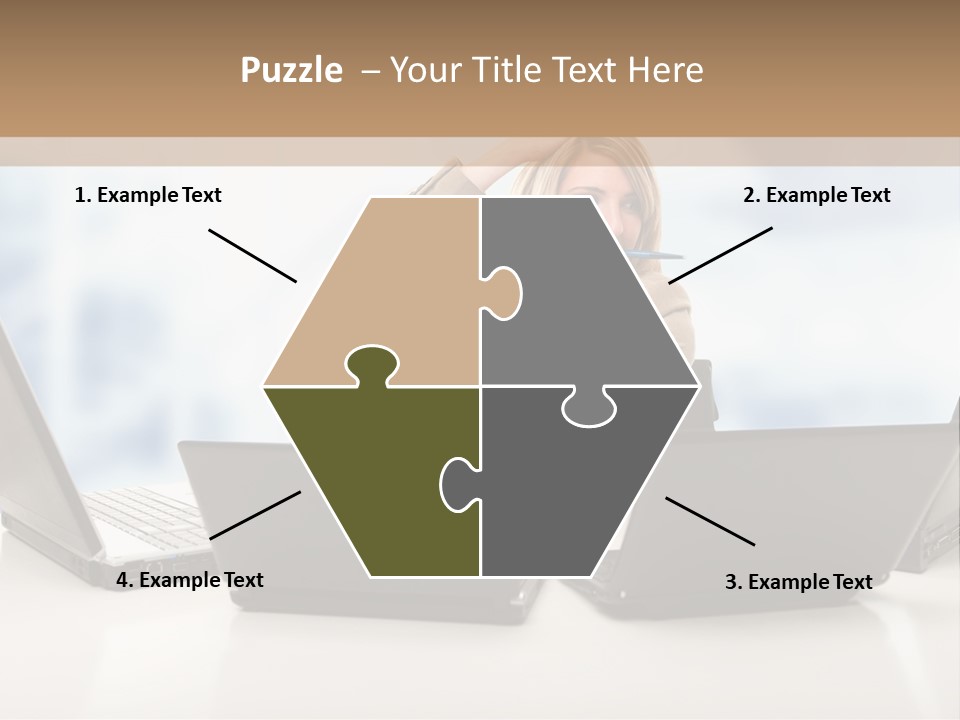 Vest Work Female PowerPoint Template