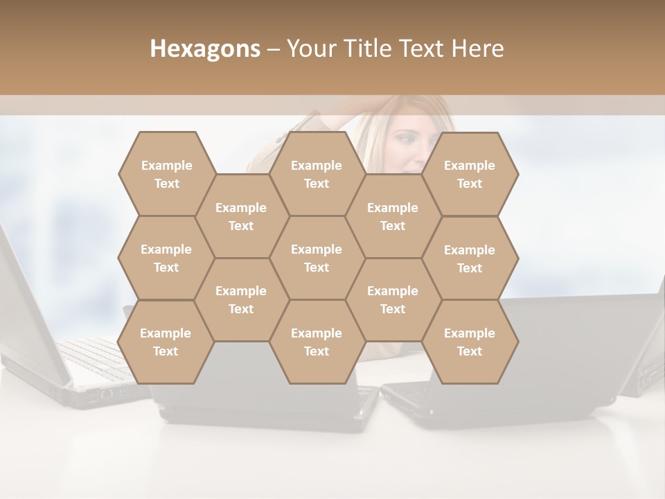 Vest Work Female PowerPoint Template