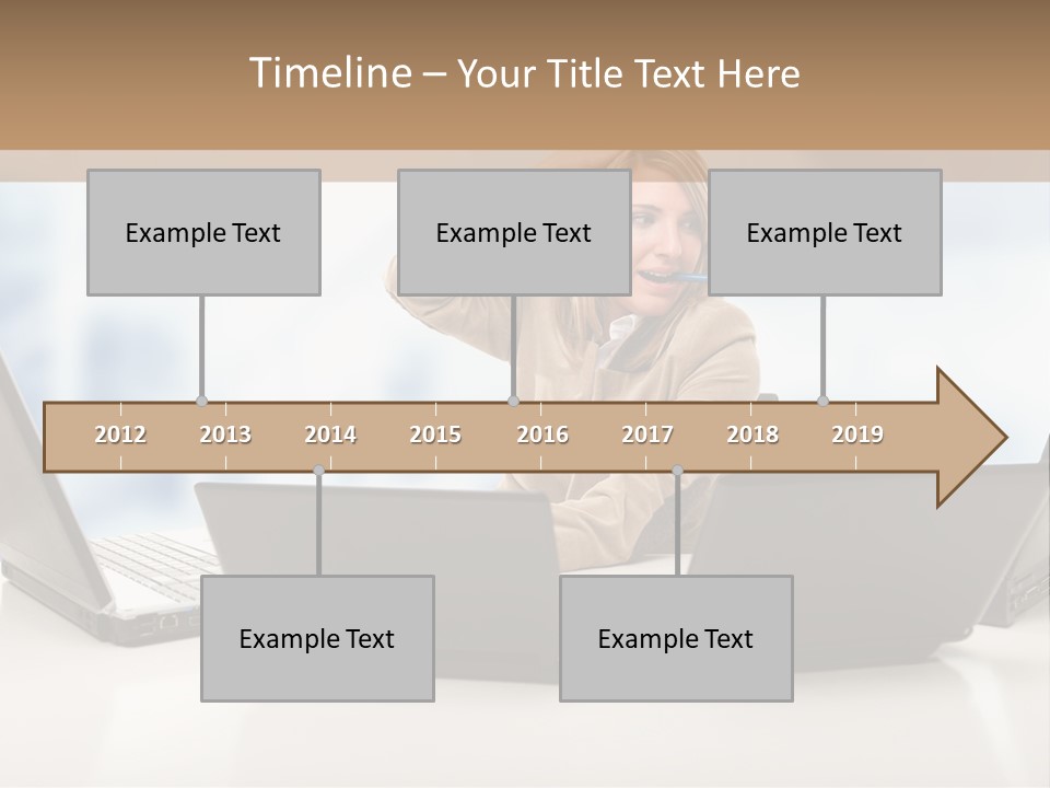 Vest Work Female PowerPoint Template