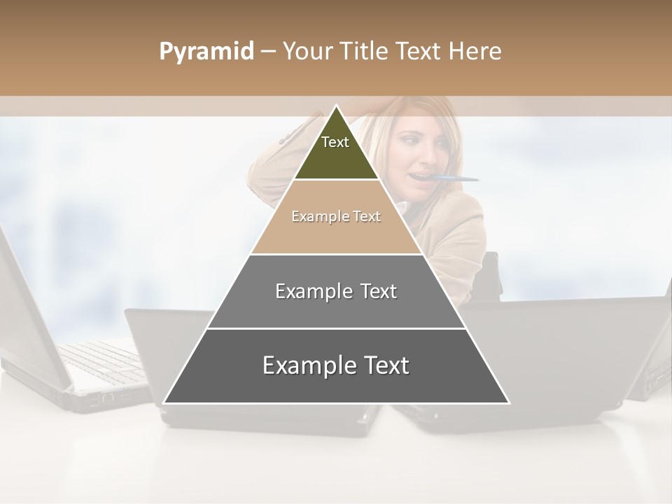 Vest Work Female PowerPoint Template