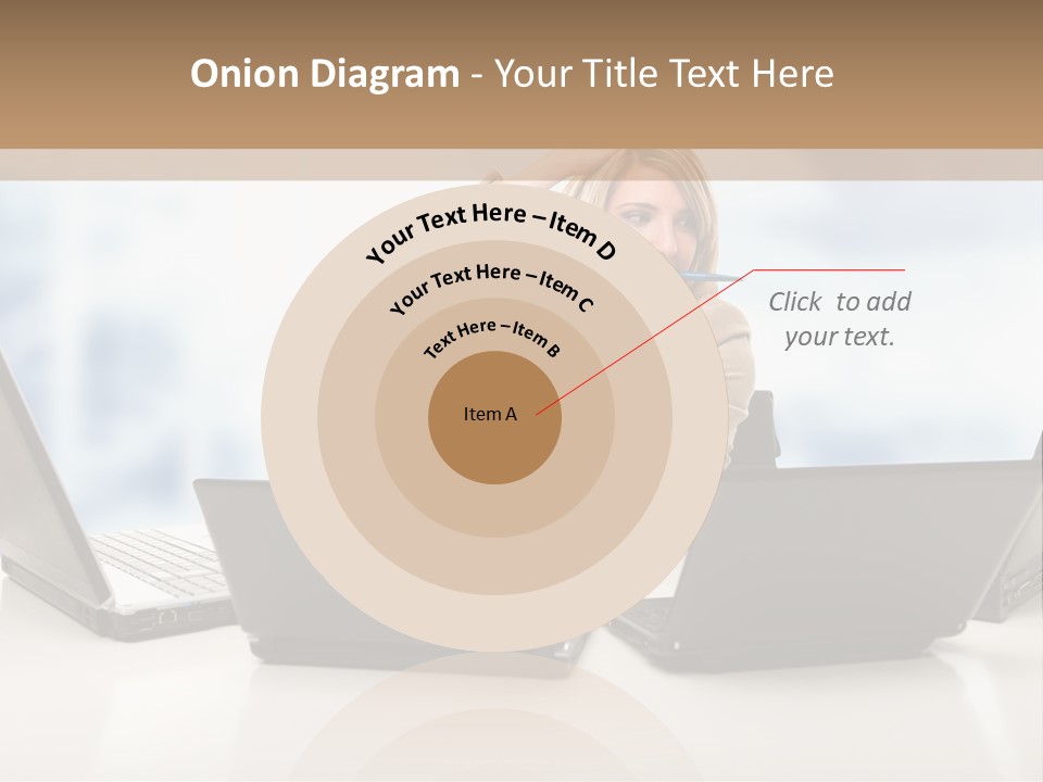 Vest Work Female PowerPoint Template