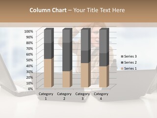 Vest Work Female PowerPoint Template