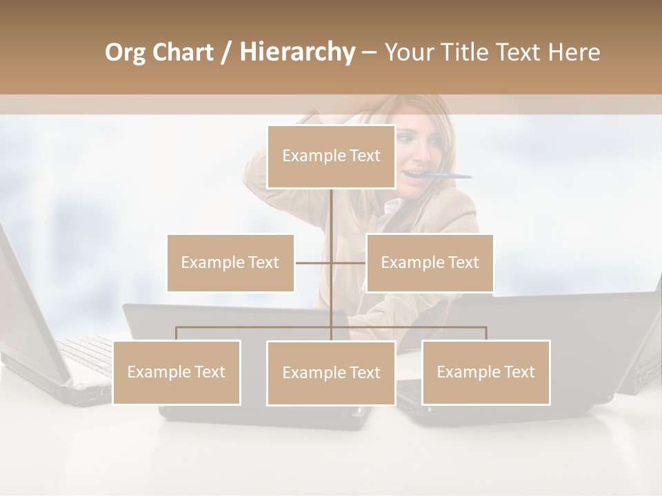 Vest Work Female PowerPoint Template