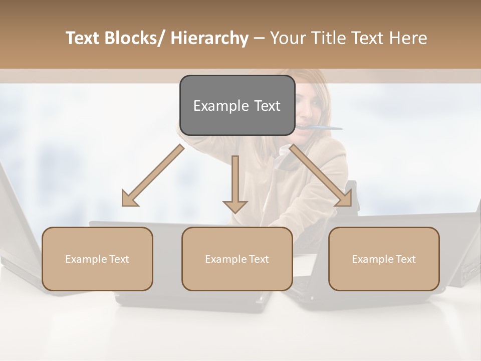 Vest Work Female PowerPoint Template