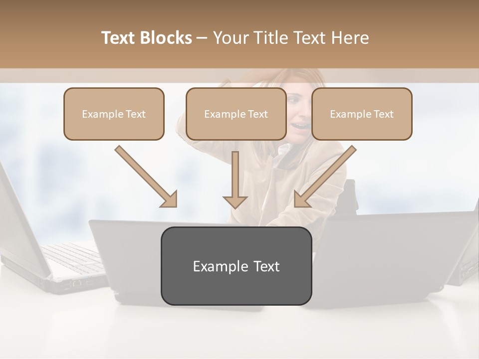 Vest Work Female PowerPoint Template
