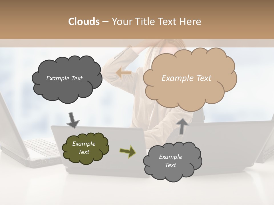 Vest Work Female PowerPoint Template