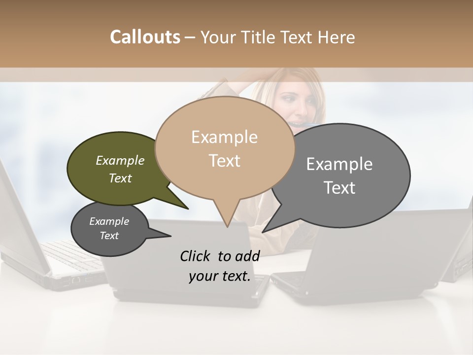 Vest Work Female PowerPoint Template