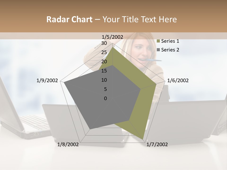 Vest Work Female PowerPoint Template