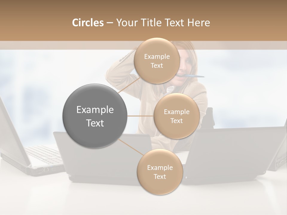 Vest Work Female PowerPoint Template