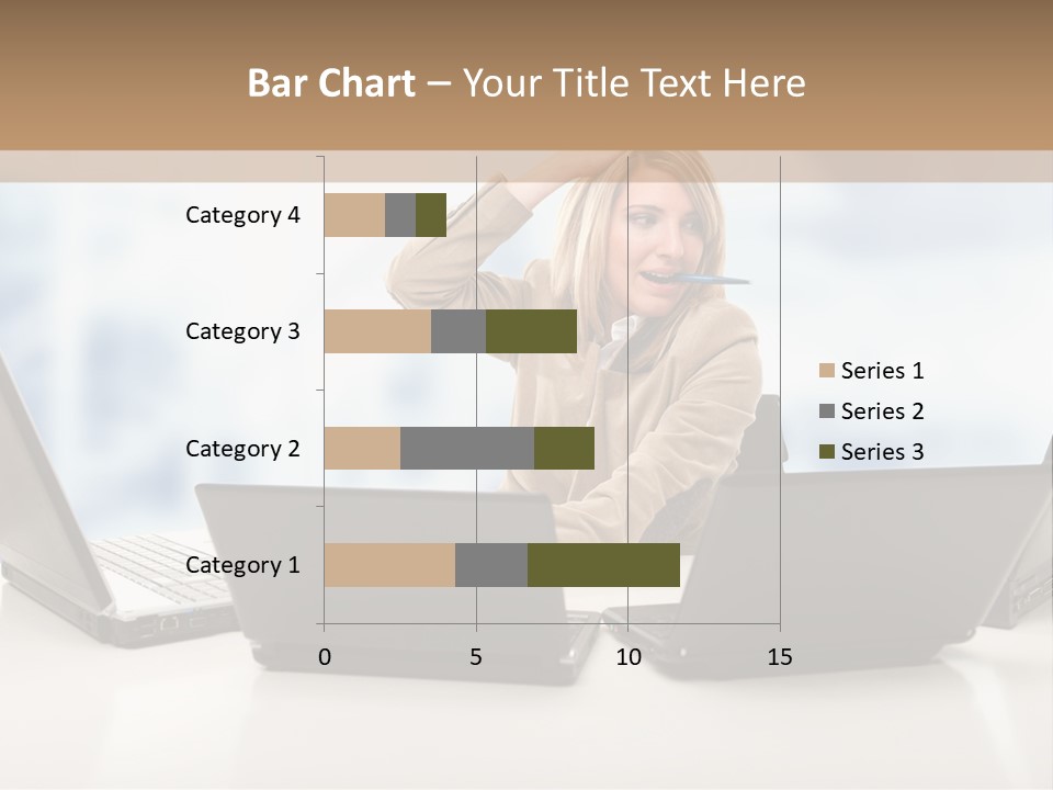 Vest Work Female PowerPoint Template
