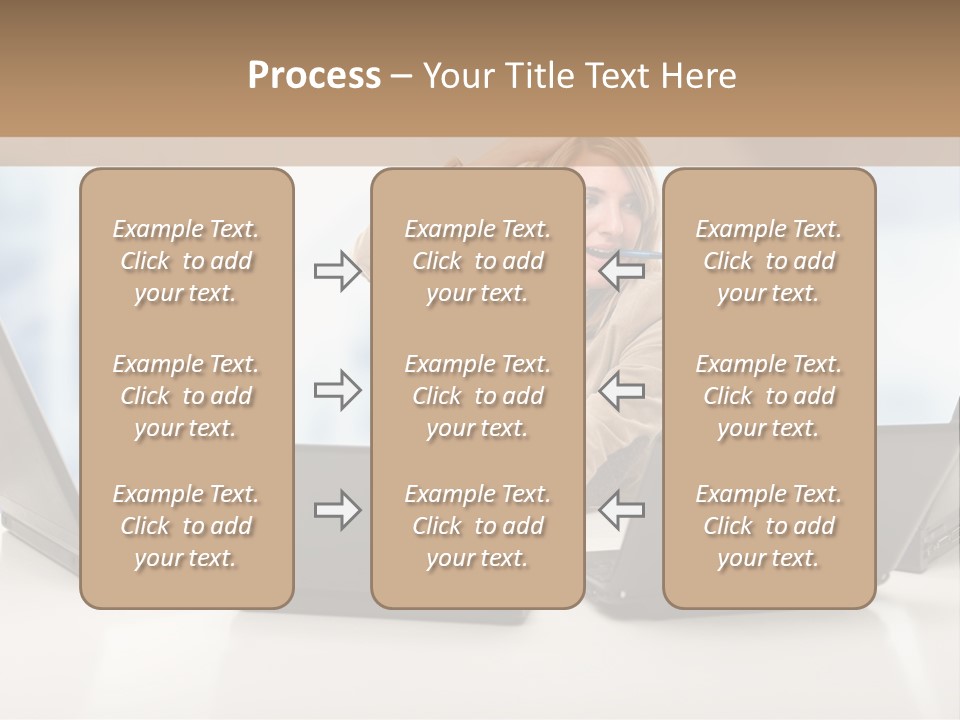 Vest Work Female PowerPoint Template