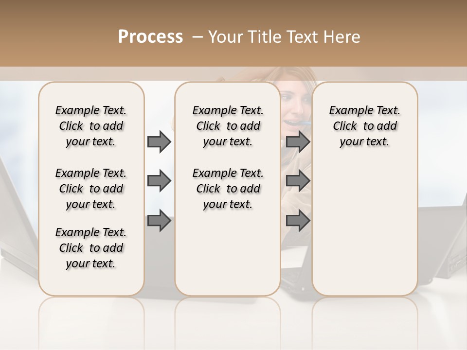 Vest Work Female PowerPoint Template