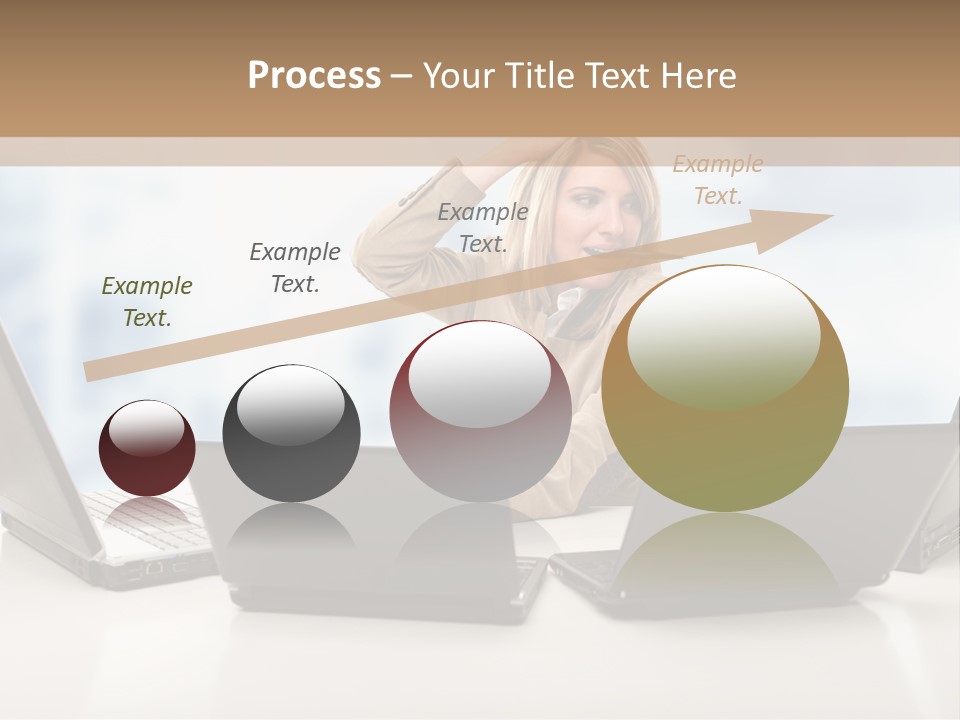 Vest Work Female PowerPoint Template