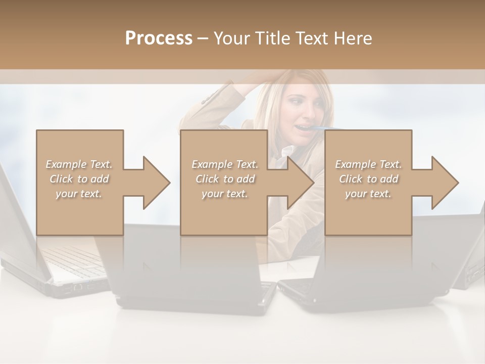 Vest Work Female PowerPoint Template