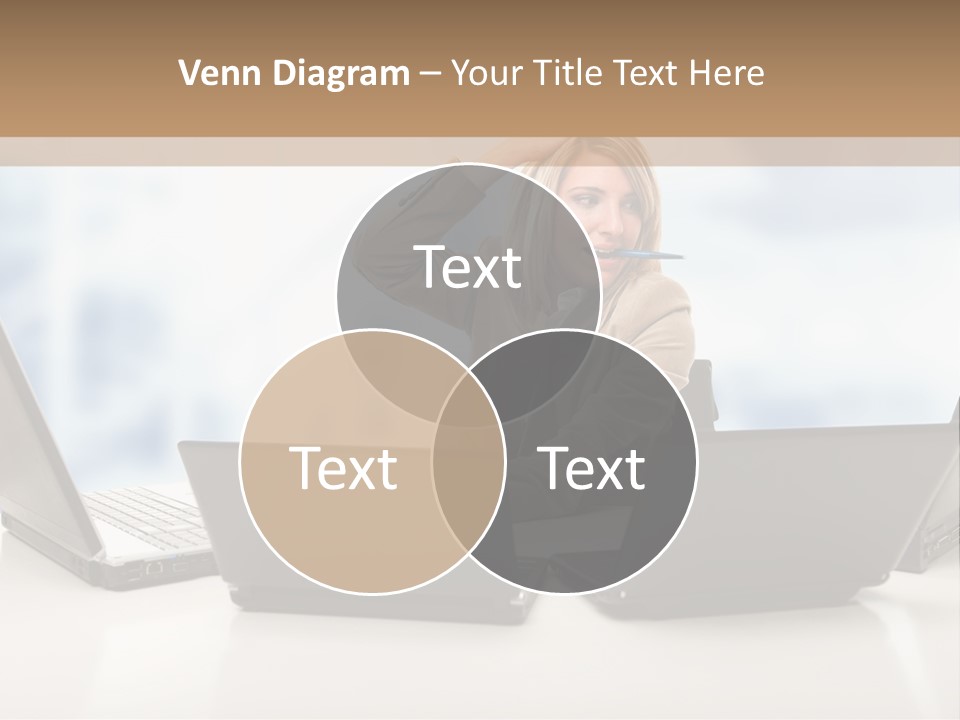 Vest Work Female PowerPoint Template