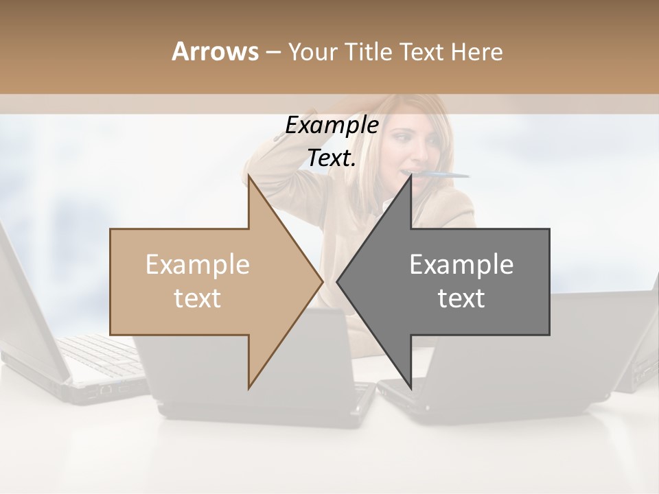 Vest Work Female PowerPoint Template