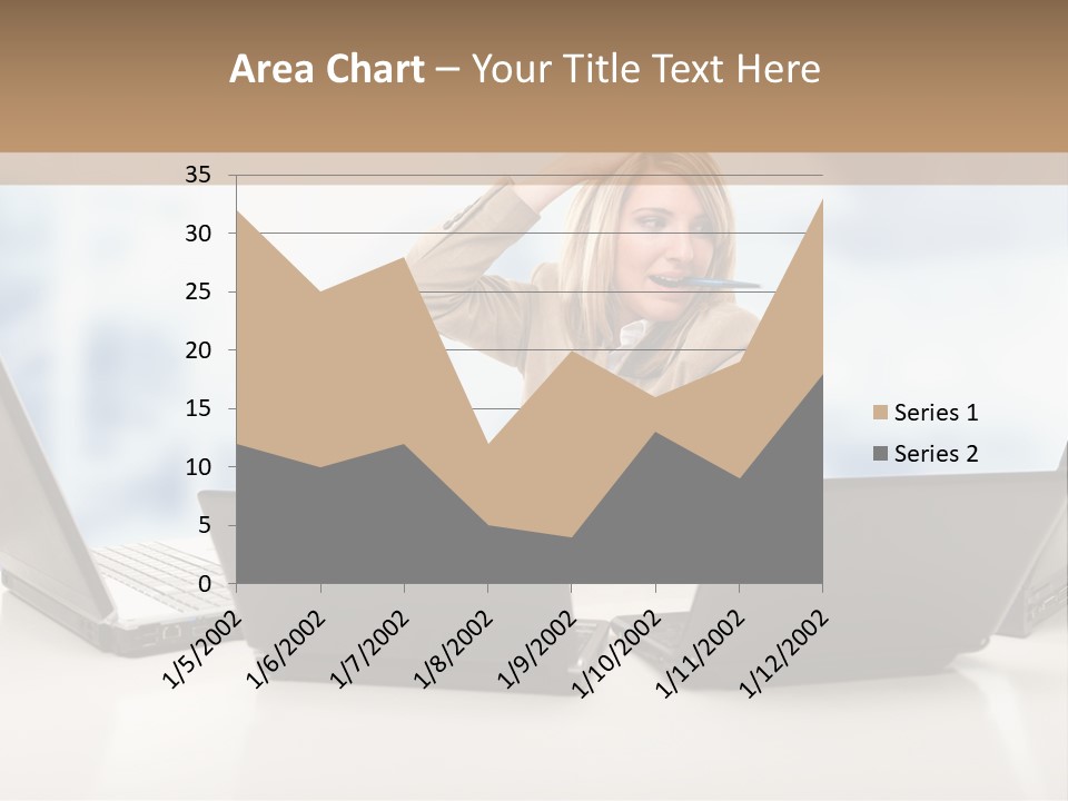 Vest Work Female PowerPoint Template