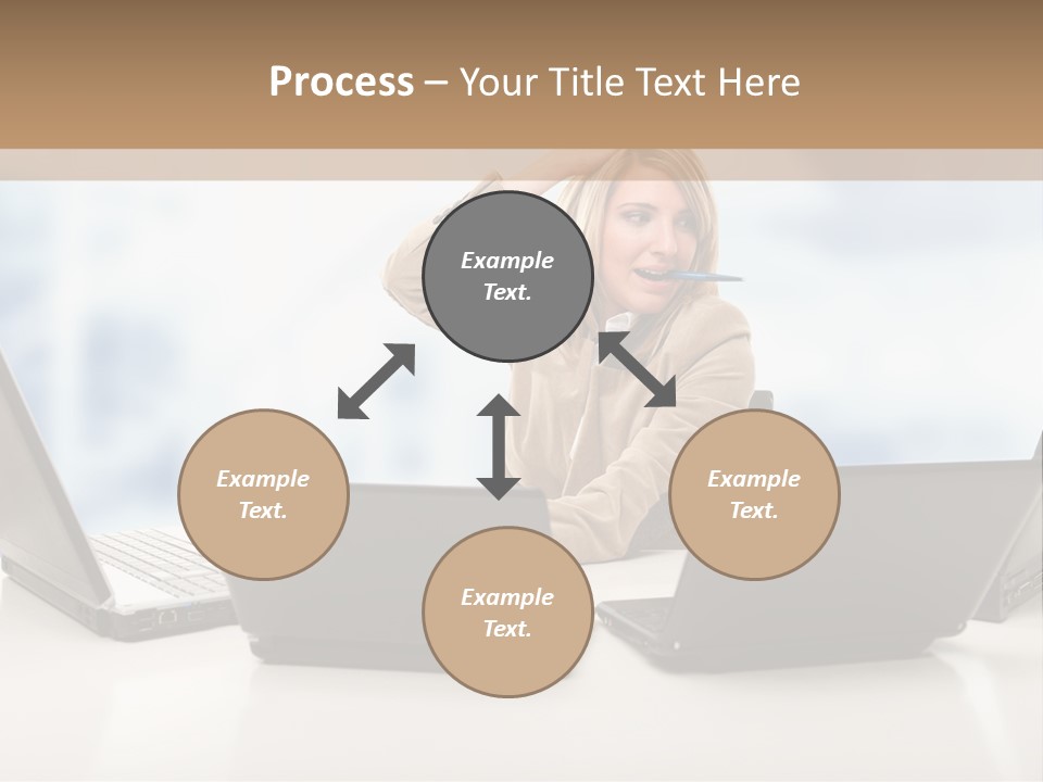 Vest Work Female PowerPoint Template