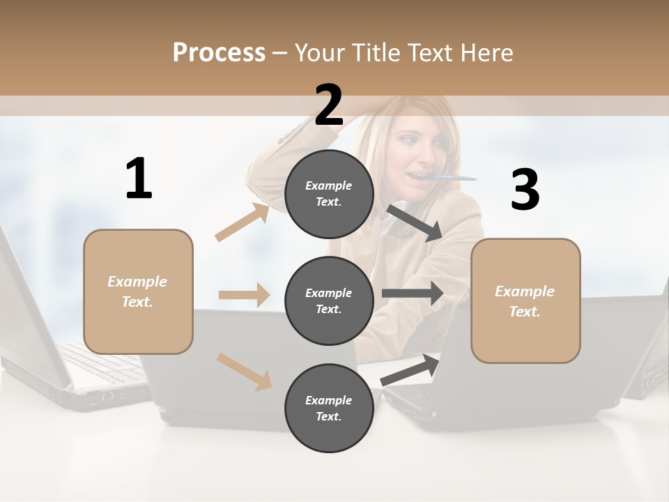 Vest Work Female PowerPoint Template