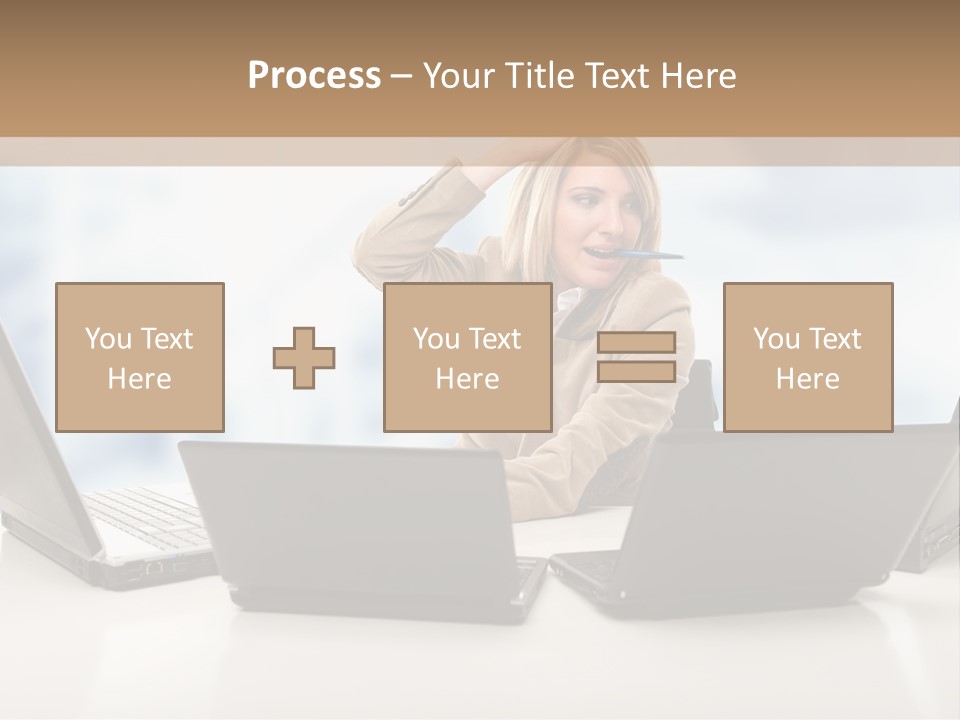 Vest Work Female PowerPoint Template