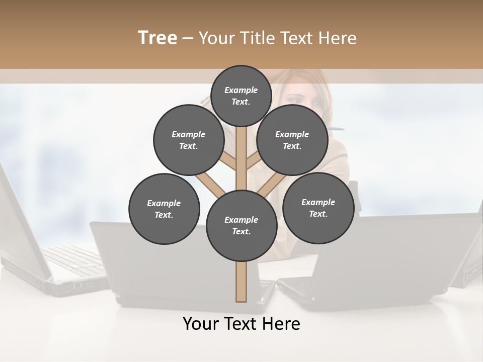 Vest Work Female PowerPoint Template