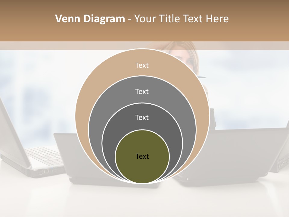 Vest Work Female PowerPoint Template