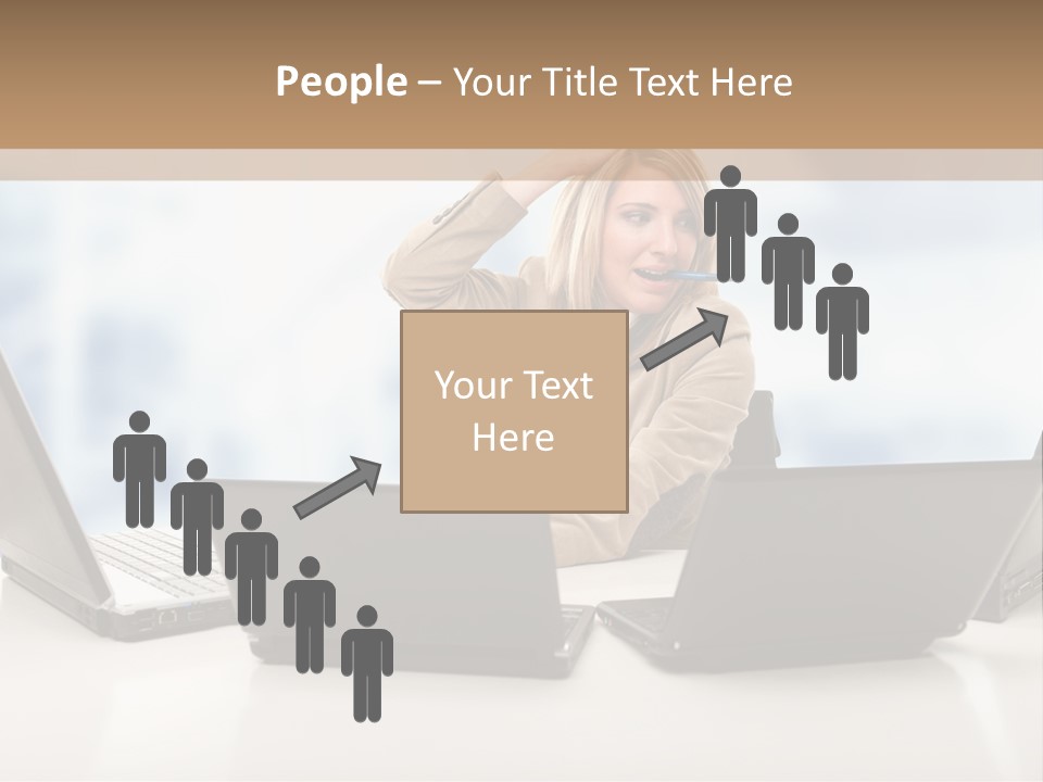 Vest Work Female PowerPoint Template