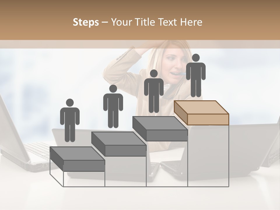 Vest Work Female PowerPoint Template