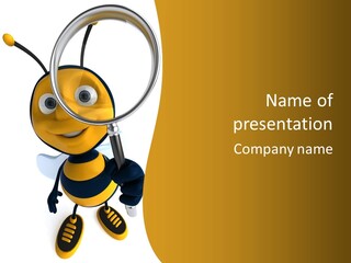 Voler Bee Noir PowerPoint Template