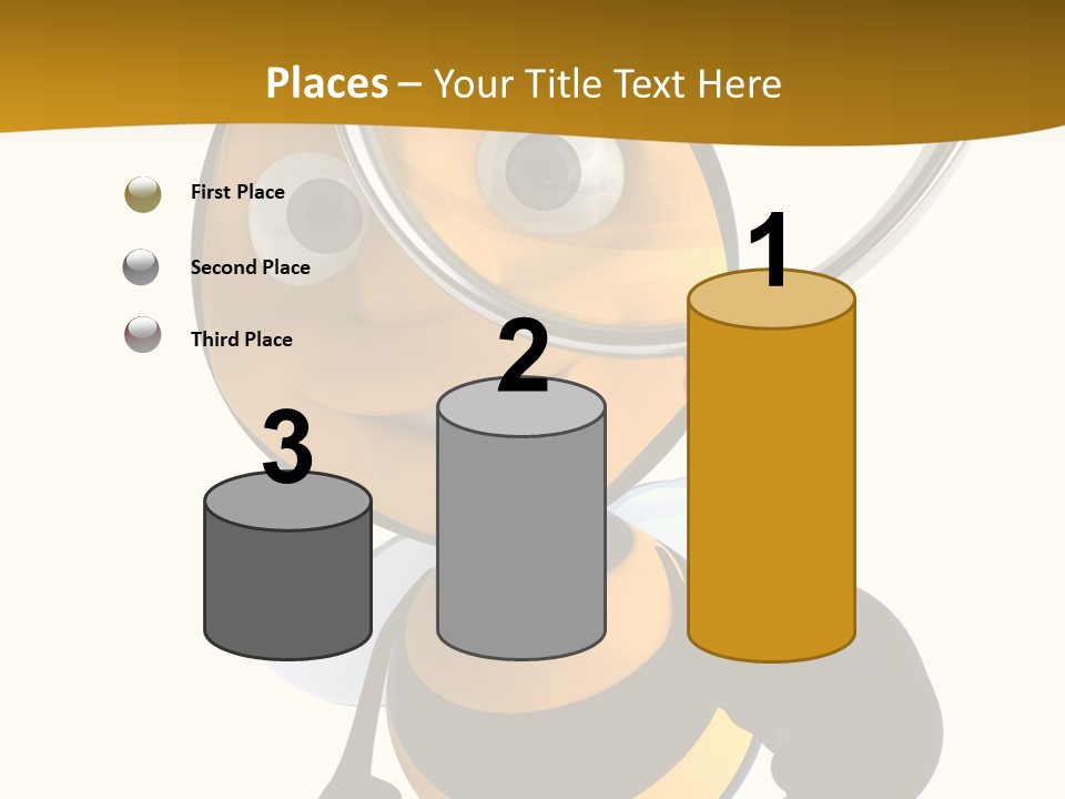 Voler Bee Noir PowerPoint Template