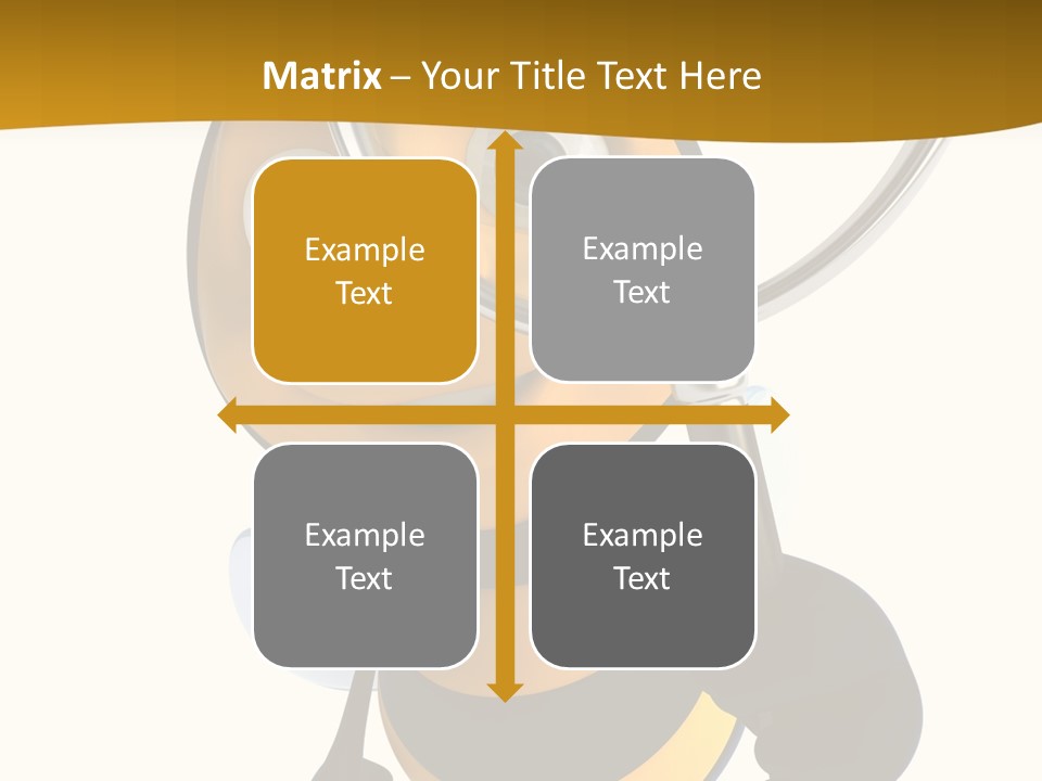 Voler Bee Noir PowerPoint Template