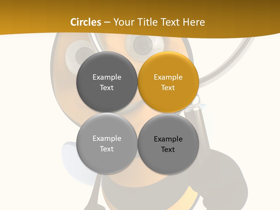 Voler Bee Noir PowerPoint Template
